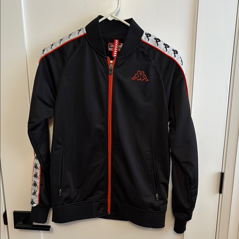 Kappa Black and Red Track Jacket